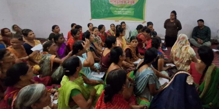 Community Meeting with Women Beedi Workers, Jabalpur, Madhya Pradesh