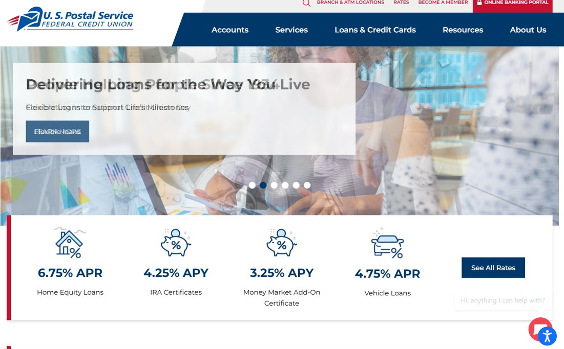 USPS Federal Credit Union – uspsfcu.org