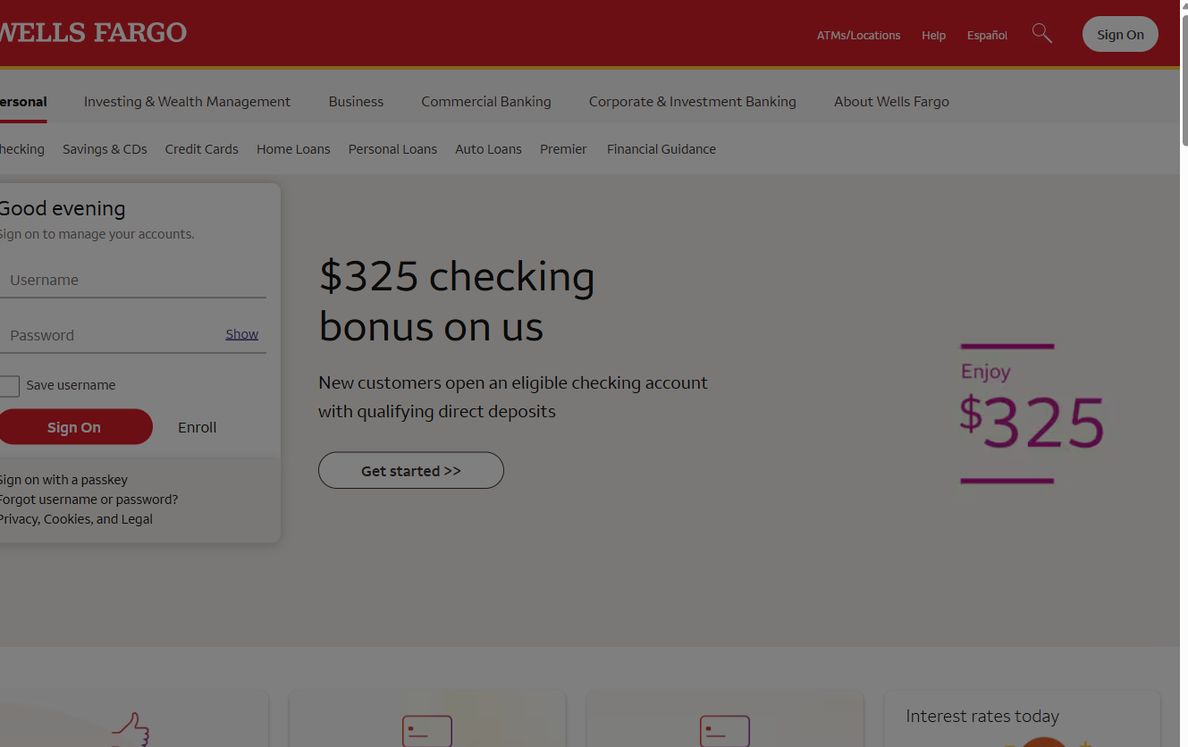 Wells Fargo – wellsfargo.com
