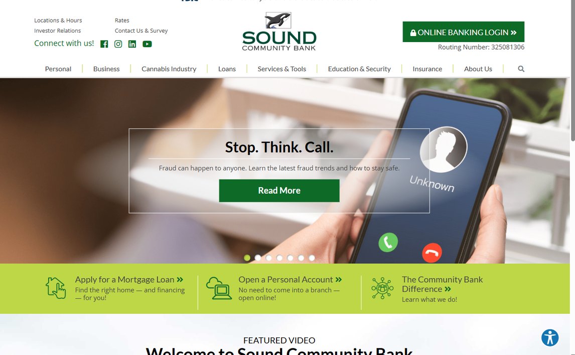 Sound Community Bank – soundcb.com