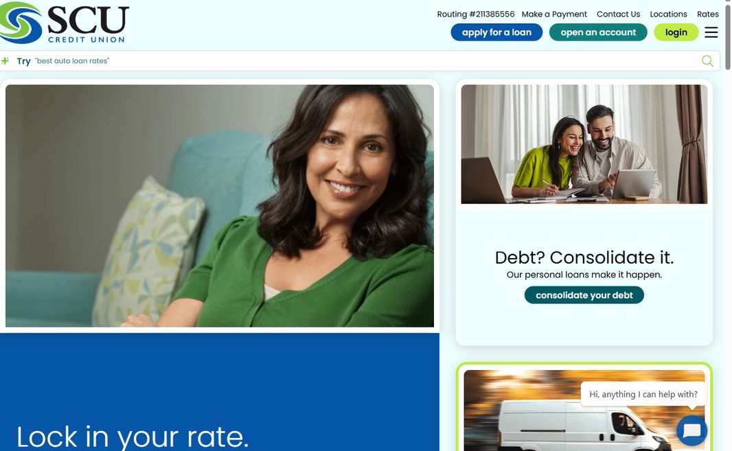 SCU Credit Union – scucu.org