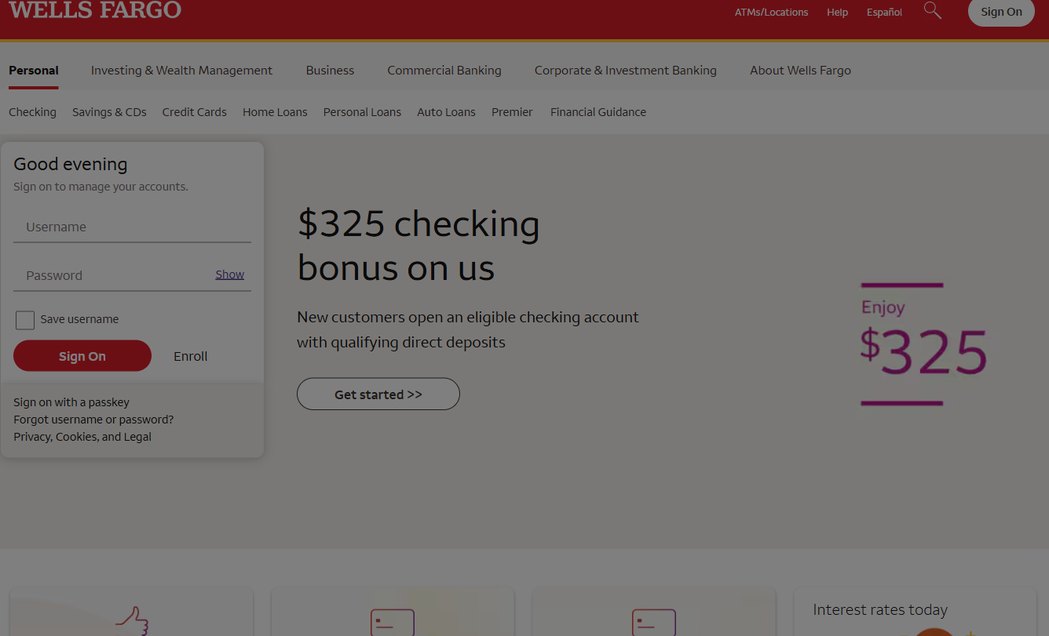 Wells Fargo – wellsfargo.com