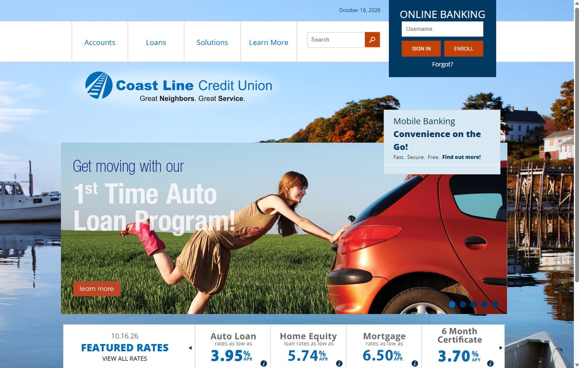 Coastline Credit Union – coastlinecu.com