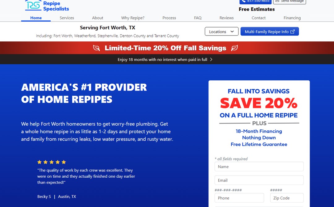 Fort Worth Repipe – fort-worth.repipe.com